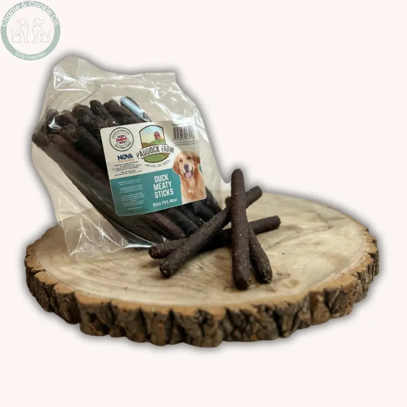 Paddock Farm Meaty Sticks 1kg firm dog treats in seven recipes