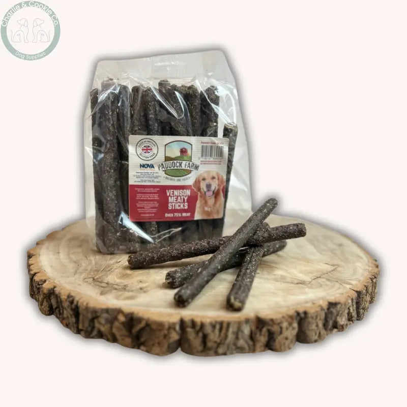 Paddock Farm Meaty Sticks 1kg firm dog treats in seven recipes