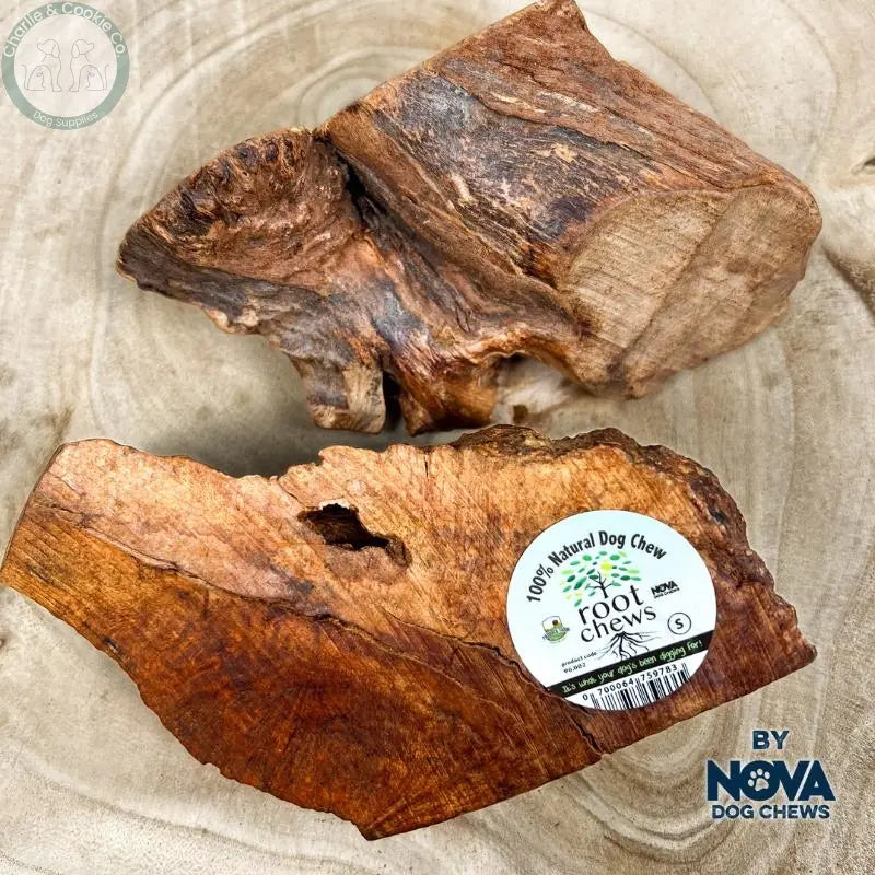 Paddock Farm Briar Root Dog Chew natural wood chew in XS to XL sizes
