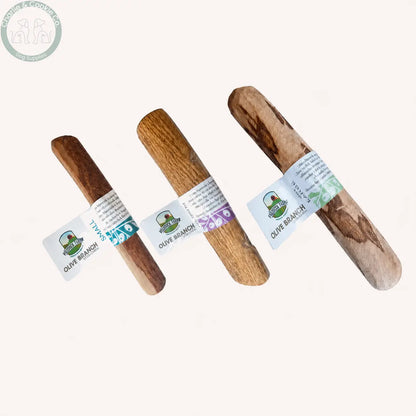 Paddock Farm Olive Branch Dog Chew in Small, Medium and Large sizes