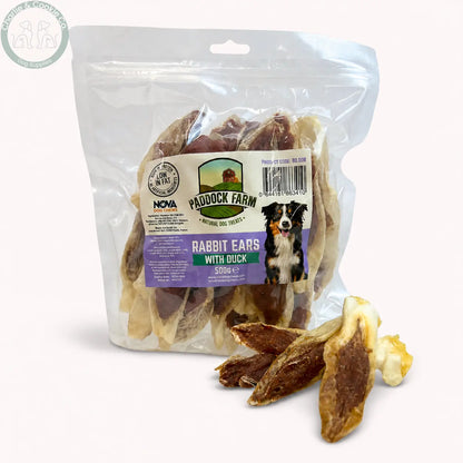 Paddock Farm Rabbit Ears with Duck 500g