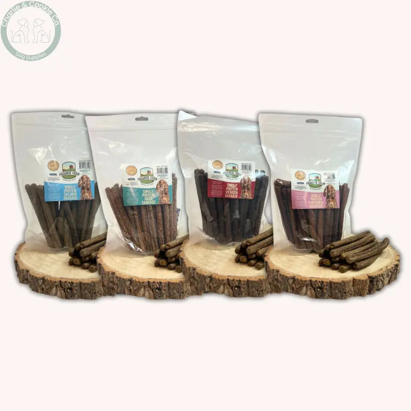 Paddock Farm Single Protein Sausages 1kg (Approx. 45 Pieces, 15cm) | High-Protein Dog Treats