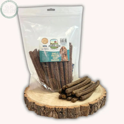 Paddock Farm Single Protein Sausages 1kg (Approx. 45 Pieces, 15cm) | High-Protein Dog Treats