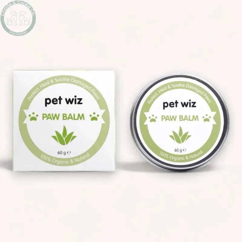 Pet Wiz Organic Paw &amp; Nose Balm - Soothing &amp; Protecting Formula - Charlie &amp; Cookie Co.