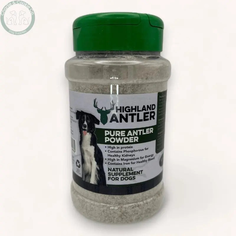 Pure Antler Powder Dog Supplement - 500ml - Essential Nutrients for Wellness - Charlie &amp; Cookie Co.