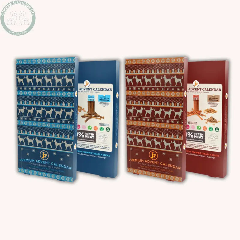 Pure Meat Advent Calendars for Dogs | Ostrich or Venison &amp; Turkey JR Pet Products