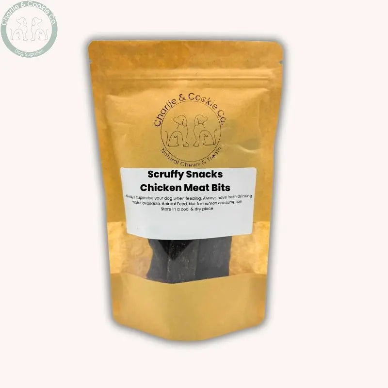 Scruffy Snacks Pure Meat Bits | High-Quality Protein Treats for Dogs Charlie & Cookie Co.