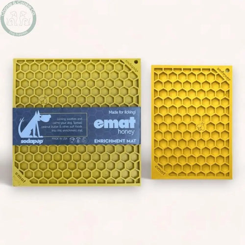 SodaPup Honeycomb Enrichment Licking Mat - 2 Size Options