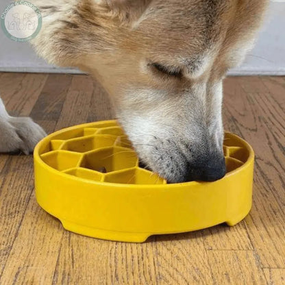 SodaPup Honeycomb Enrichment Slow Feeder Bowl - Charlie &amp; Cookie Co.