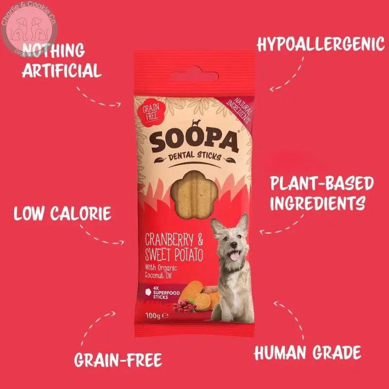 Soopa Pets Dental Sticks 100g Soopa Pets