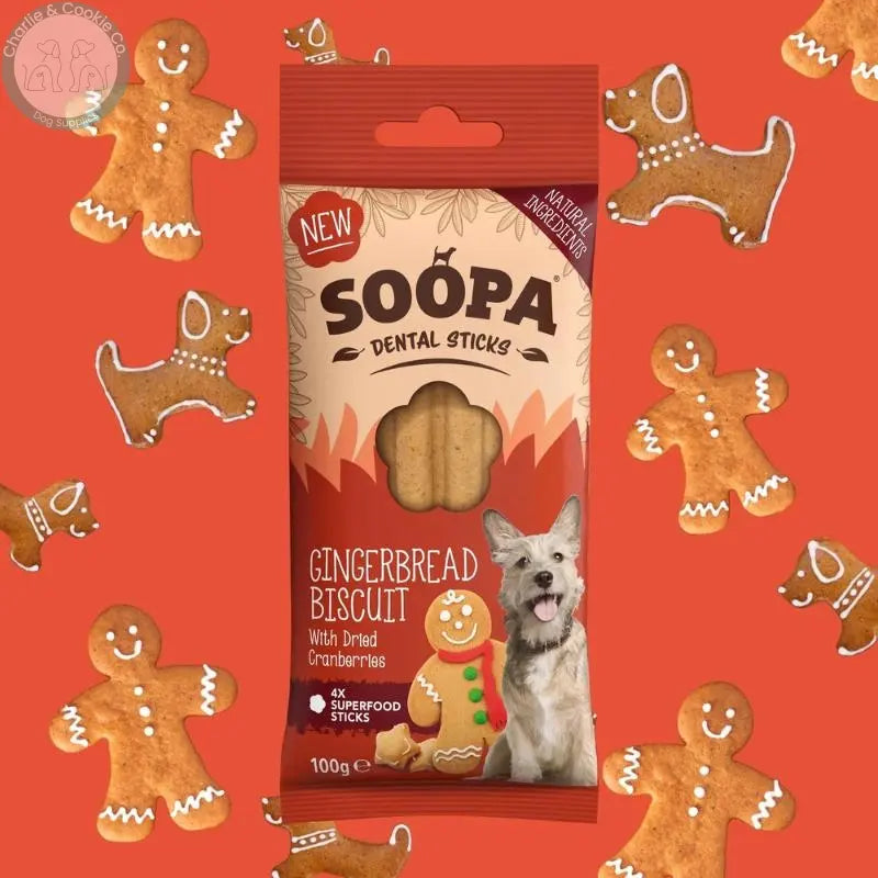 Soopa Pets Dental Sticks - Nutrient-Rich, Low-Calorie Chews for Dogs 100g Soopa Pets