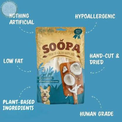 Soopa Pets Raw Dog Chews - Coconut, Papaya &amp; Sweet Potato Miro &amp; Makauri