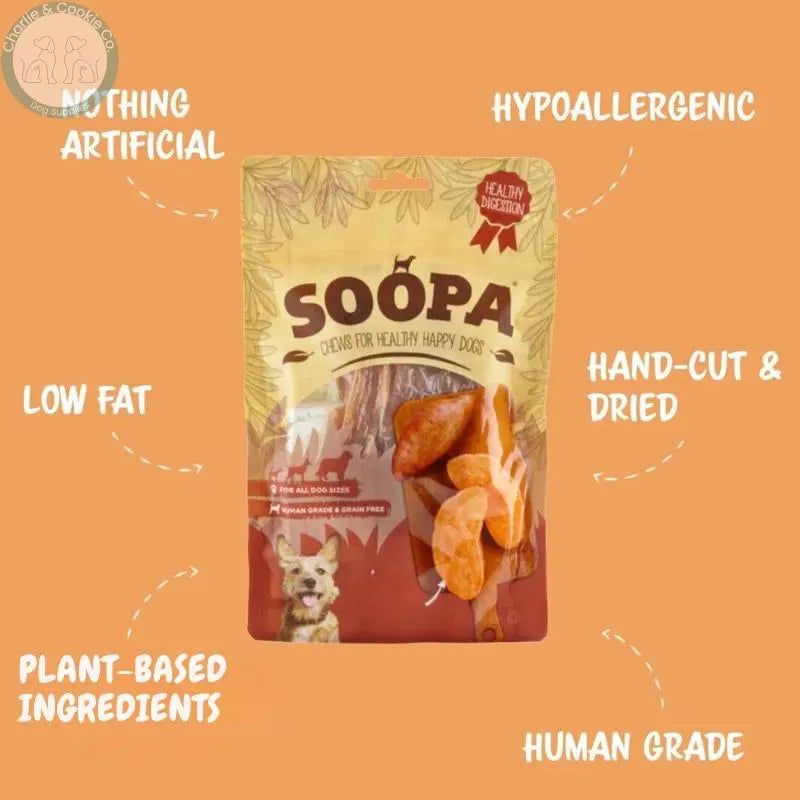 Soopa Pets Raw Dog Chews - Coconut, Papaya &amp; Sweet Potato Miro &amp; Makauri