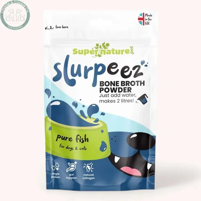 Supernature Pet Slurpeez Bone Broth Powder | Dogs &amp; Cats, Chicken, Beef, Pork or Fish