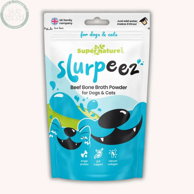Supernature Pet Slurpeez Beef bone broth powder for dogs and cats