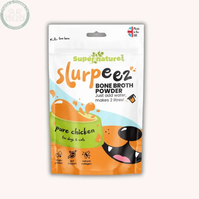 Supernature Pet Slurpeez Pure Chicken bone broth powder for dogs and cats