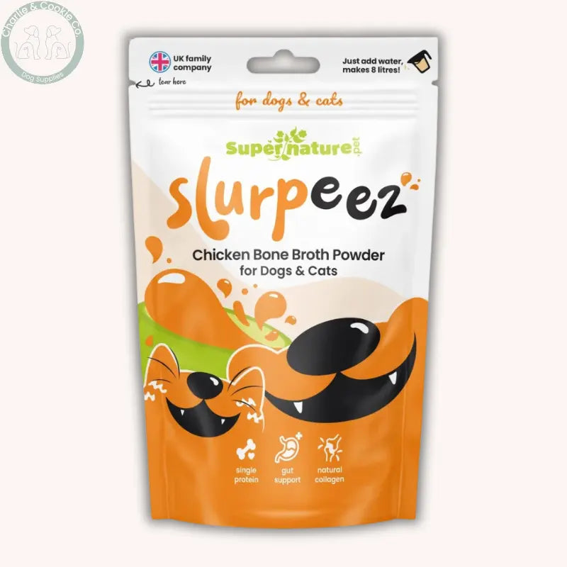 Supernature Pet Slurpeez Chicken bone broth powder for dogs and cats