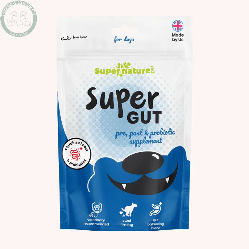 Supernature Pet Super Gut Supplement for Dogs | Pre, Post &amp; Probiotics for Digestive Health Supernature Pet