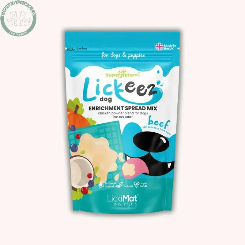 Supernature x LickiMat Lickeez Superfood Blend 100g freeze-dried dog paste in Beef or Chicken