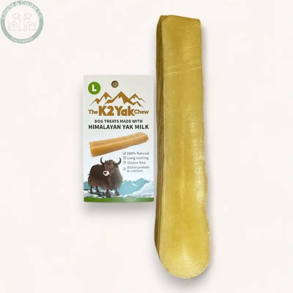 The K2 Yak Chew for Dogs - Long-Lasting, Nutrient-Rich, 4 Weights Options - Charlie &amp; Cookie Co.