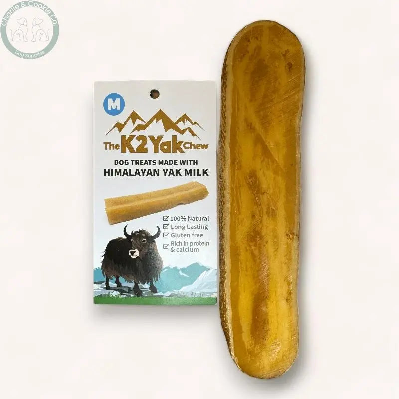 The K2 Yak Chew for Dogs - Long-Lasting, Nutrient-Rich, 4 Weights Options - Charlie &amp; Cookie Co.