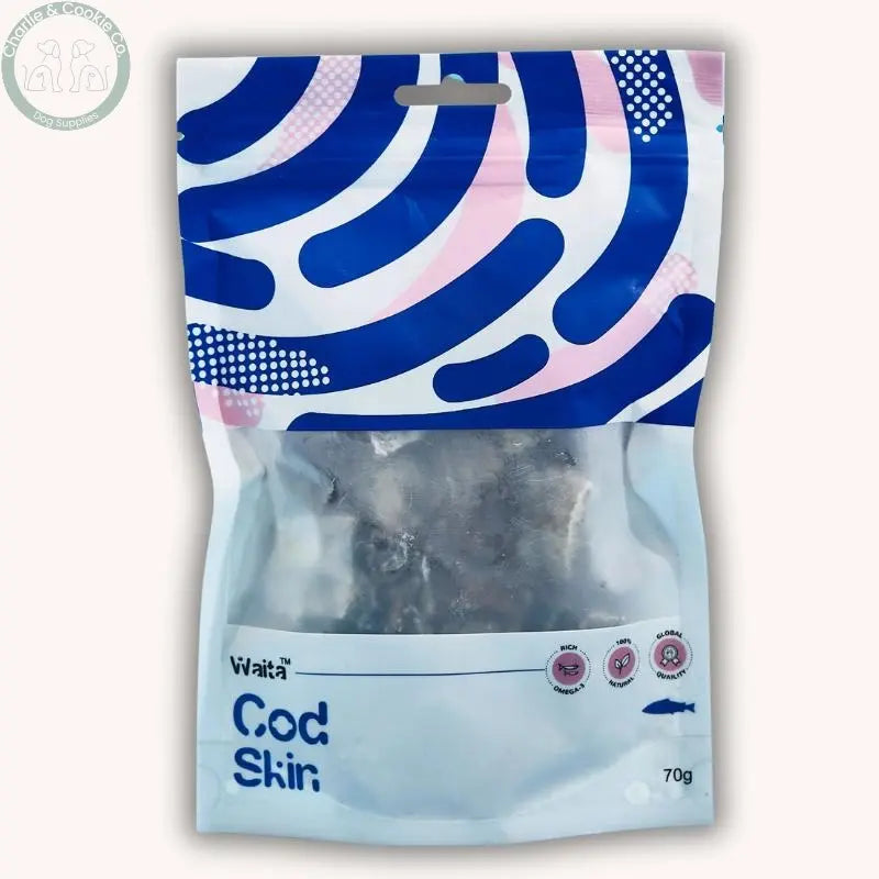 Waita Air Dried Cod Skin 70g Waita