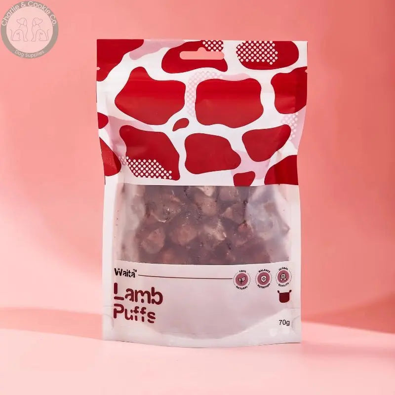 Waita Air-Dried Lamb Puffs 70g lamb dog treats
