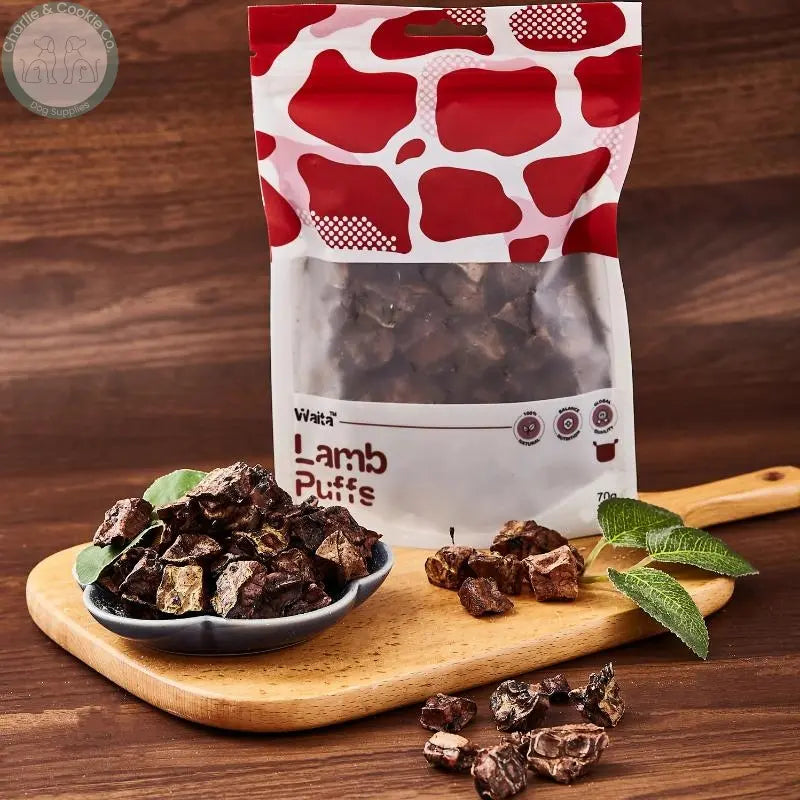 Waita Air-Dried Lamb Puffs 70g lamb dog treats