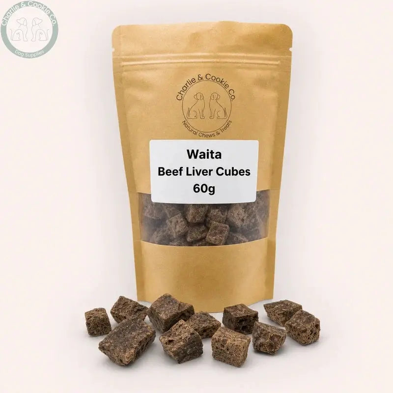 Waita Beef Liver Cubes 60g C&amp;C Packaging