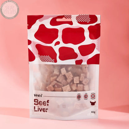 Waita Freeze-Dried Beef Liver Cubes 60g pouch