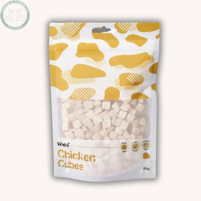 Waita Freeze-Dried Chicken Cubes 50g dog and cat treats