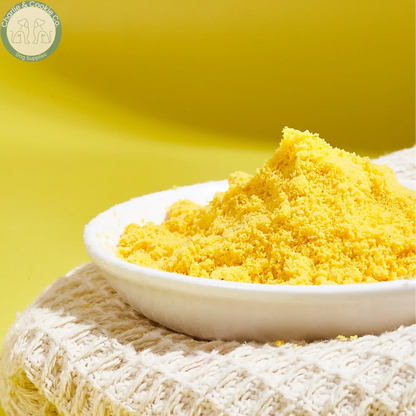 Waita Freeze-Dried Chicken Egg Yolk Powder 150g in a bowl