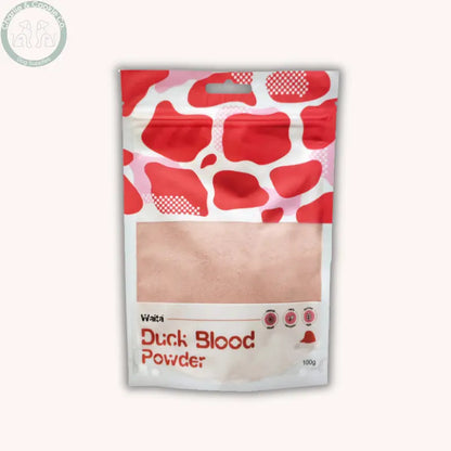Waita Freeze-Dried Duck Blood Powder 100g | Nutrient-Rich Iron Support Treat for Dogs &amp; Cats Waita