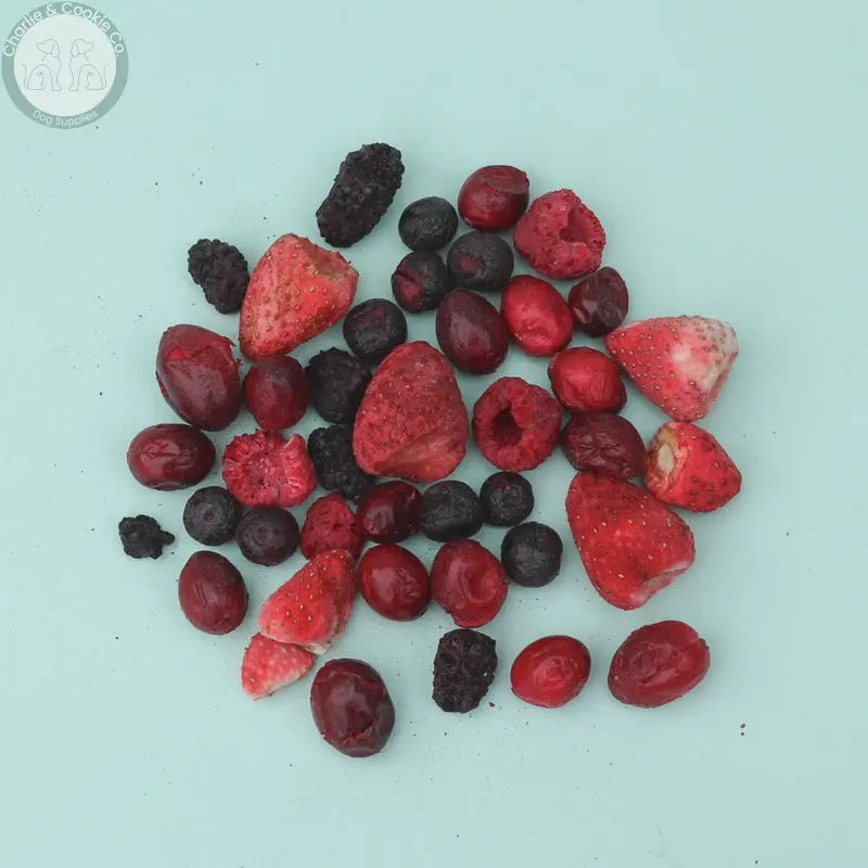 Waita Freeze-Dried Mixed Berries loose berry detail