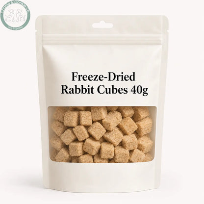 Waita freeze-dried Rabbit Cubes 40g in limited plain packaging
