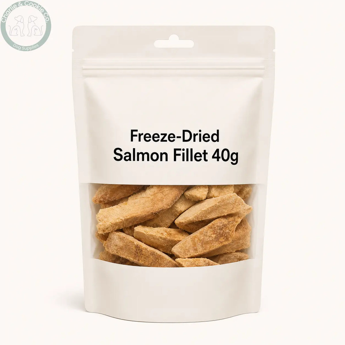 Waita freeze-dried Salmon Fillet 40g in limited plain packaging