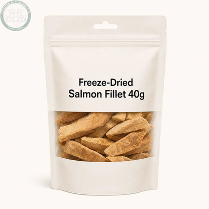 Waita freeze-dried Salmon Fillet 40g in limited plain packaging