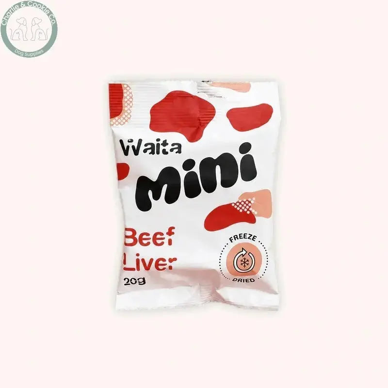 Waita Mini Beef Liver Cubes 20g front pack