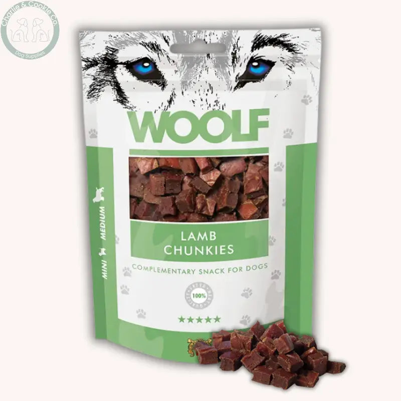 Woolf Chunkies 100g soft dog and cat treats in six protein options
