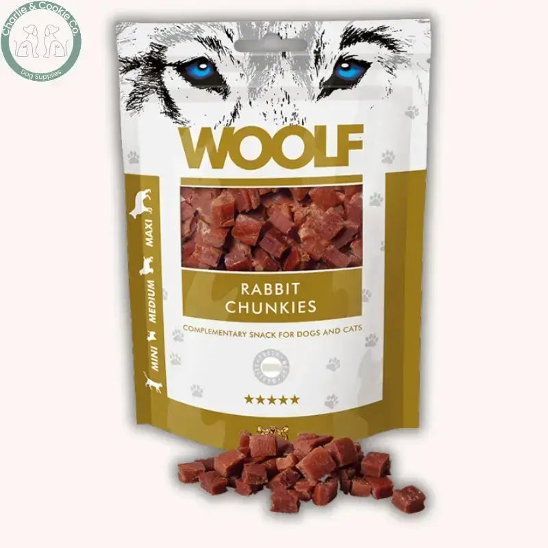 Woolf Chunkies 100g soft dog and cat treats in six protein options