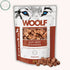 Woolf Chunkies 100g, Soft Beef pouch with loose cube-shaped treats
