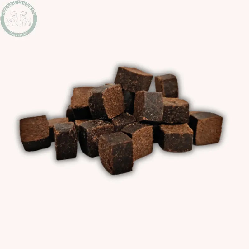 Woolf Soft Cubes 100g soft dog treats in Mediterranean Fish, Beef, Goat or Deer