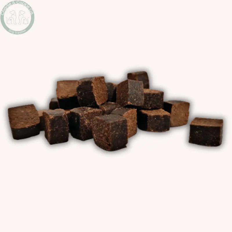 Woolf Soft Cubes 100g soft dog treats in Mediterranean Fish, Beef, Goat or Deer