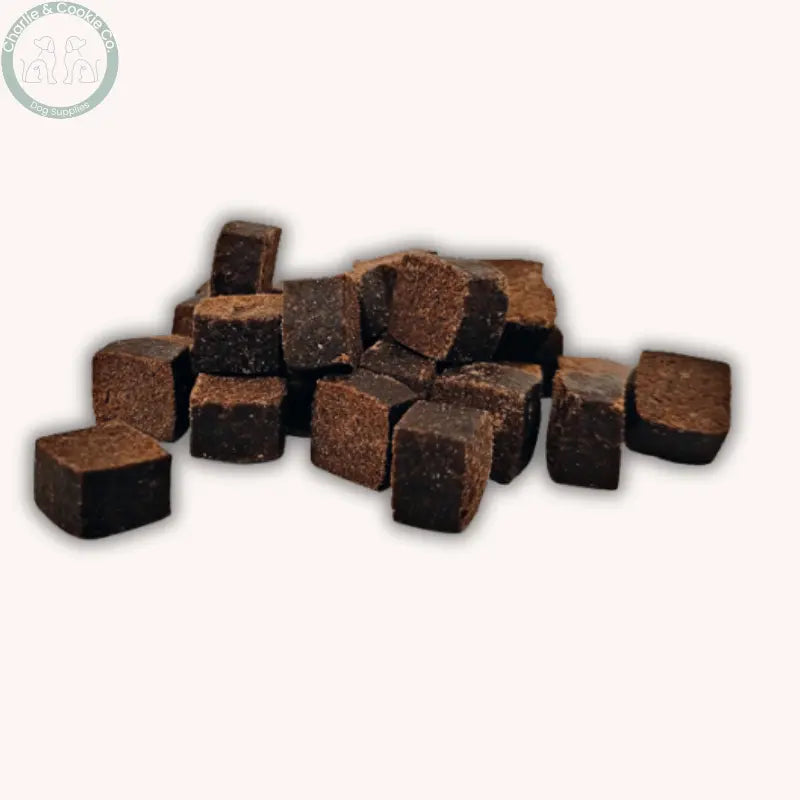 Woolf Soft Cubes 100g soft dog treats in Mediterranean Fish, Beef, Goat or Deer