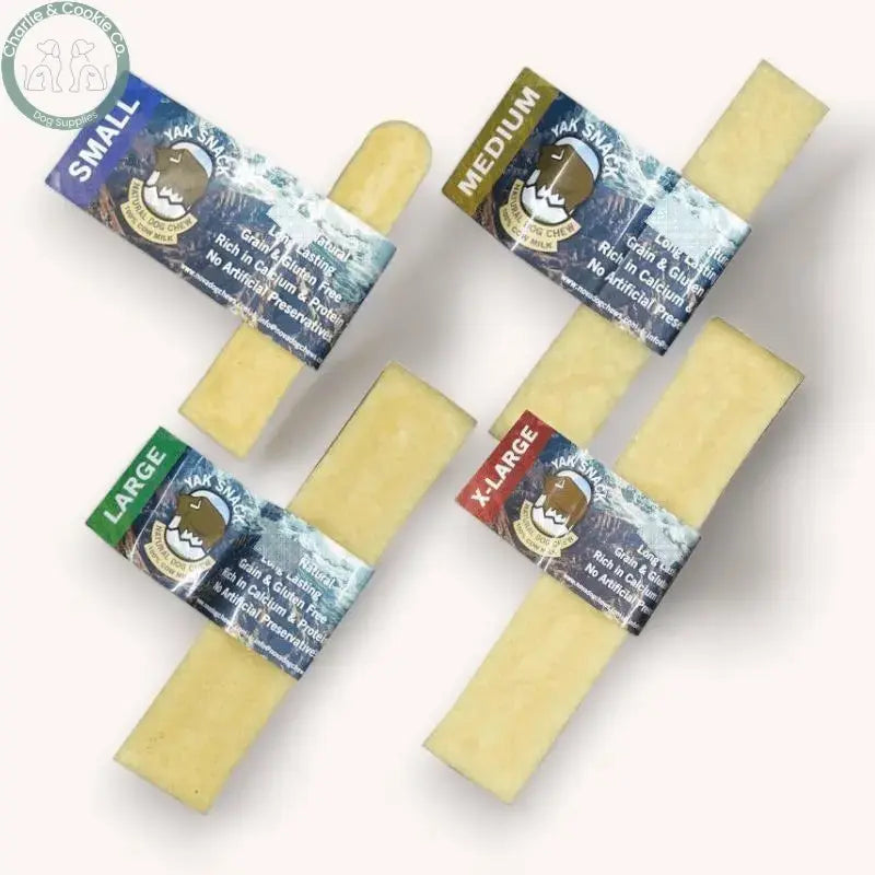 Yak Snack Cow Milk Dog Chew in Small to Extra Large sizes