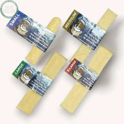 Yak Snack Cow Milk Dog Chew in Small to Extra Large sizes