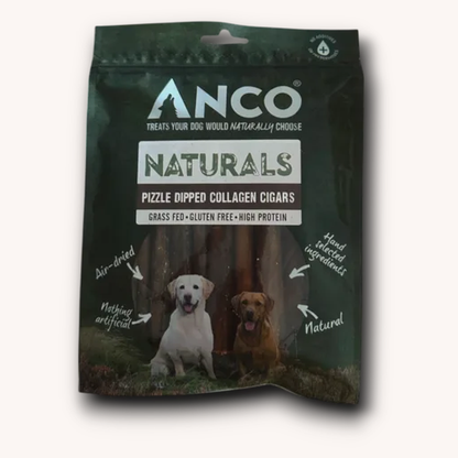Anco Pizzle Dipped Collagen Cigars 150g bag