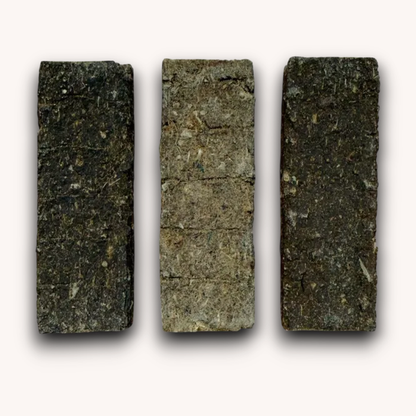 Three loose Anco Oceans Herring Bars showing their texture