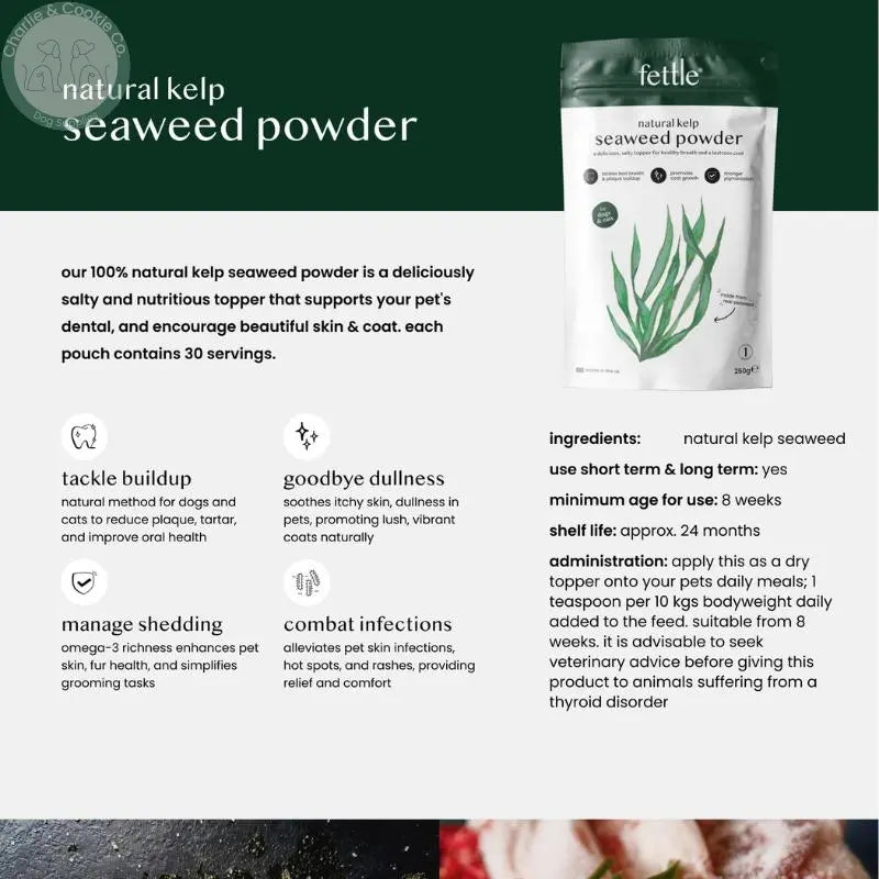 fettle Natural Kelp Seaweed Powder 250g fettle