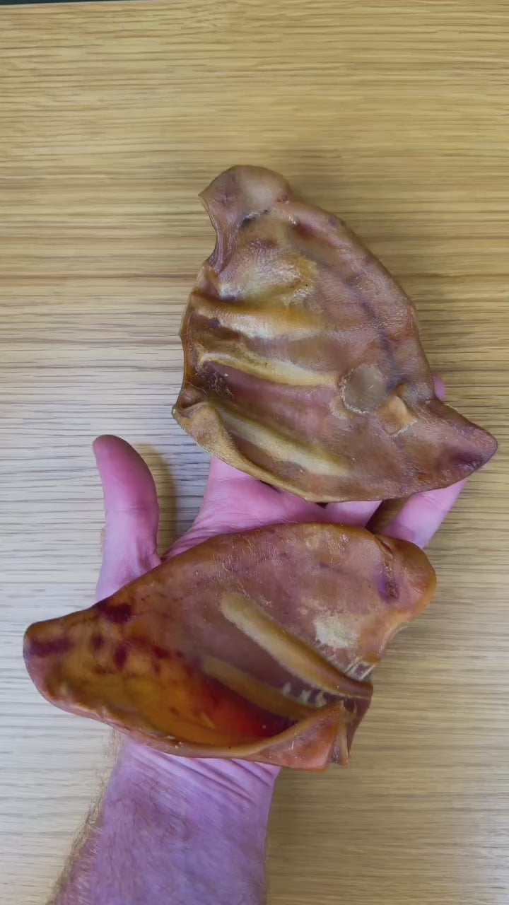 Paddock Farm Pig Ears for Dogs 10 Pack natural pork chews video